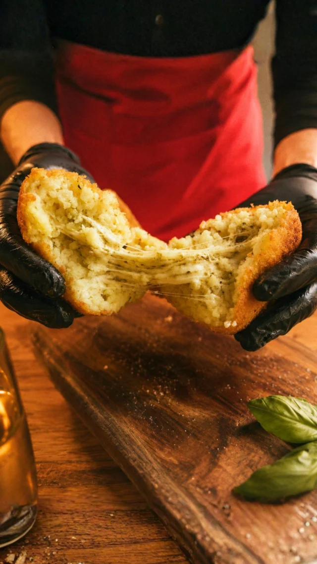 was sagen wir dazu?.. wow
Einmal aufgeschnitten, und der Käse zieht ewig lange Fäden. Außen knusprig, innen geschmolzen, genau dafür lohnt sich der Weg zu uns.
Wir sind die Einzigen in Augsburg, die Arancini machen. Wer's noch nicht probiert hat, sollte das ändern.

4 Sorten: Ragù, 4 Käse, Genovese, Veggie
– im Shop bestellen oder liefern lassen.
Buon appetito 🇮🇹
#arancini #augsburg #siprego #restaurant #foodspot